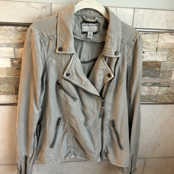 Anthropologie Marrakech Utility Jacket in olive green EUC - Picture 4 of 12